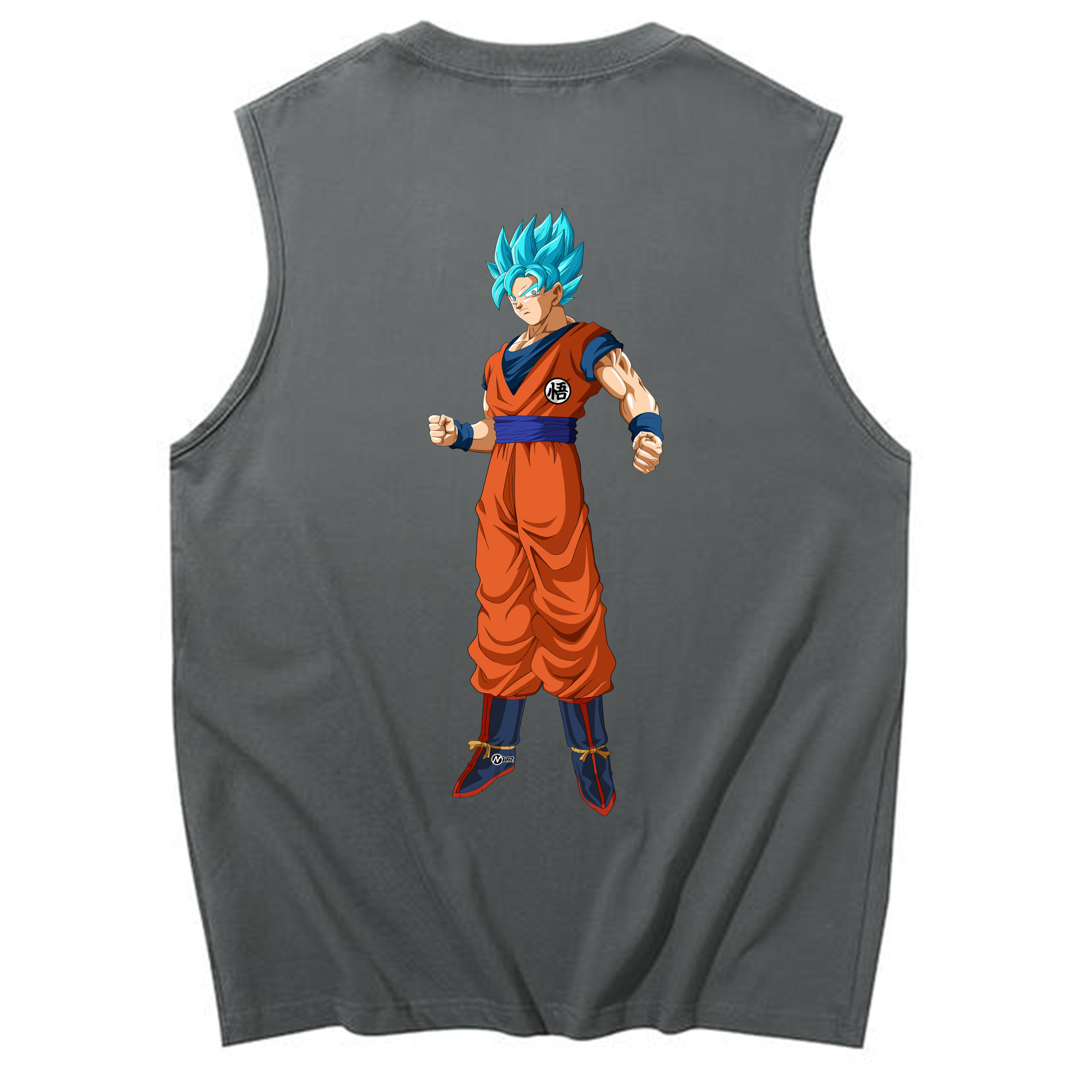 （画像用） ドラゴンボール 孫悟空（そん ごくう）Son Goku カカロット DRAGON BALL Kakarotto コットン100％タンクトップ（背面プリント）